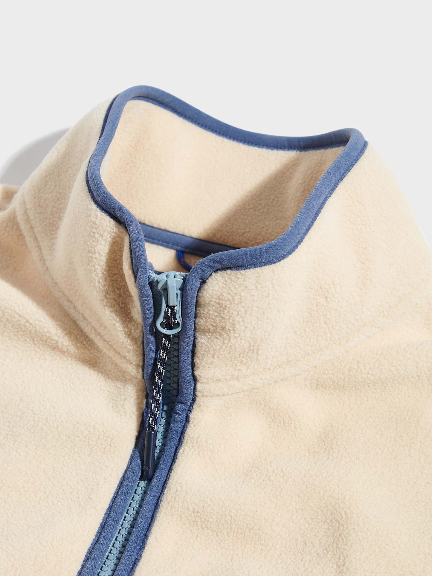 Graylock Fleece Vest in Brown Rice