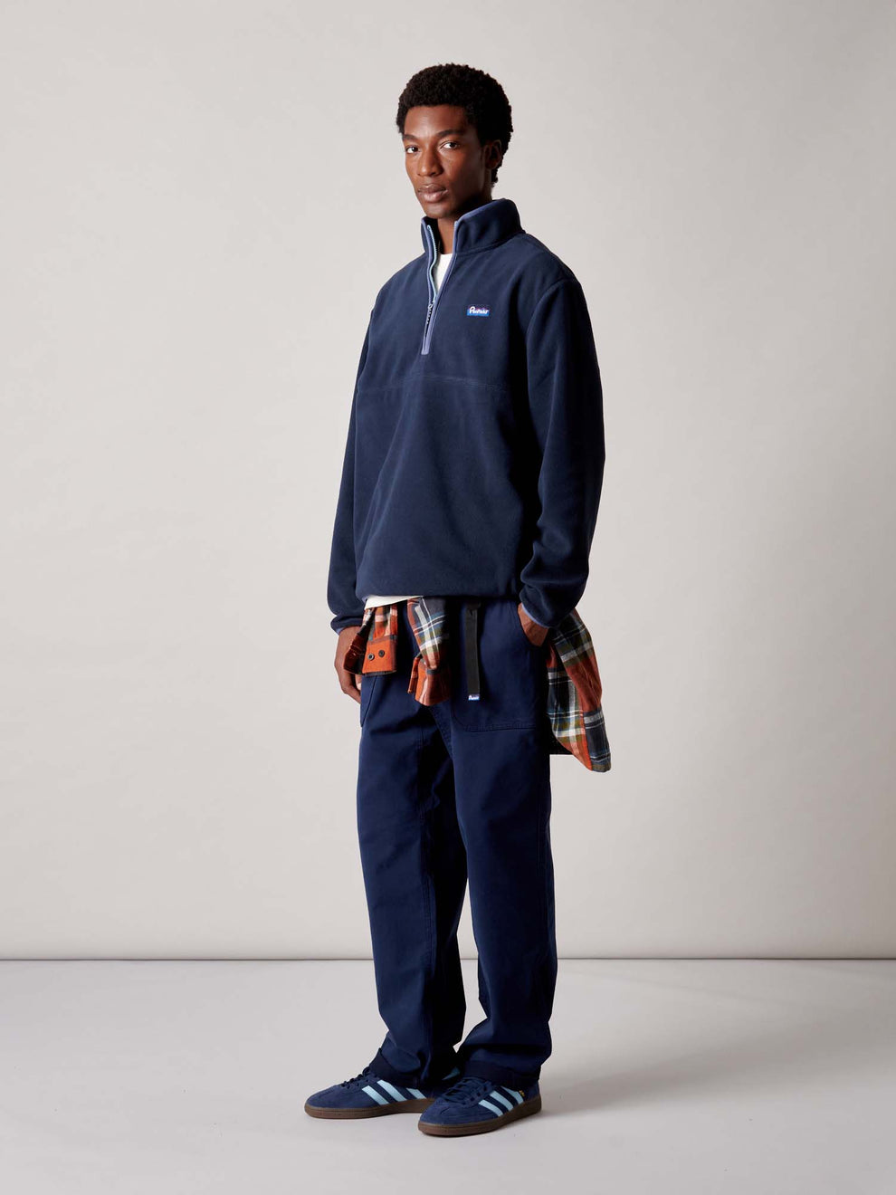 Graylock Fleece ¼ Zip in Navy Blue – Penfield