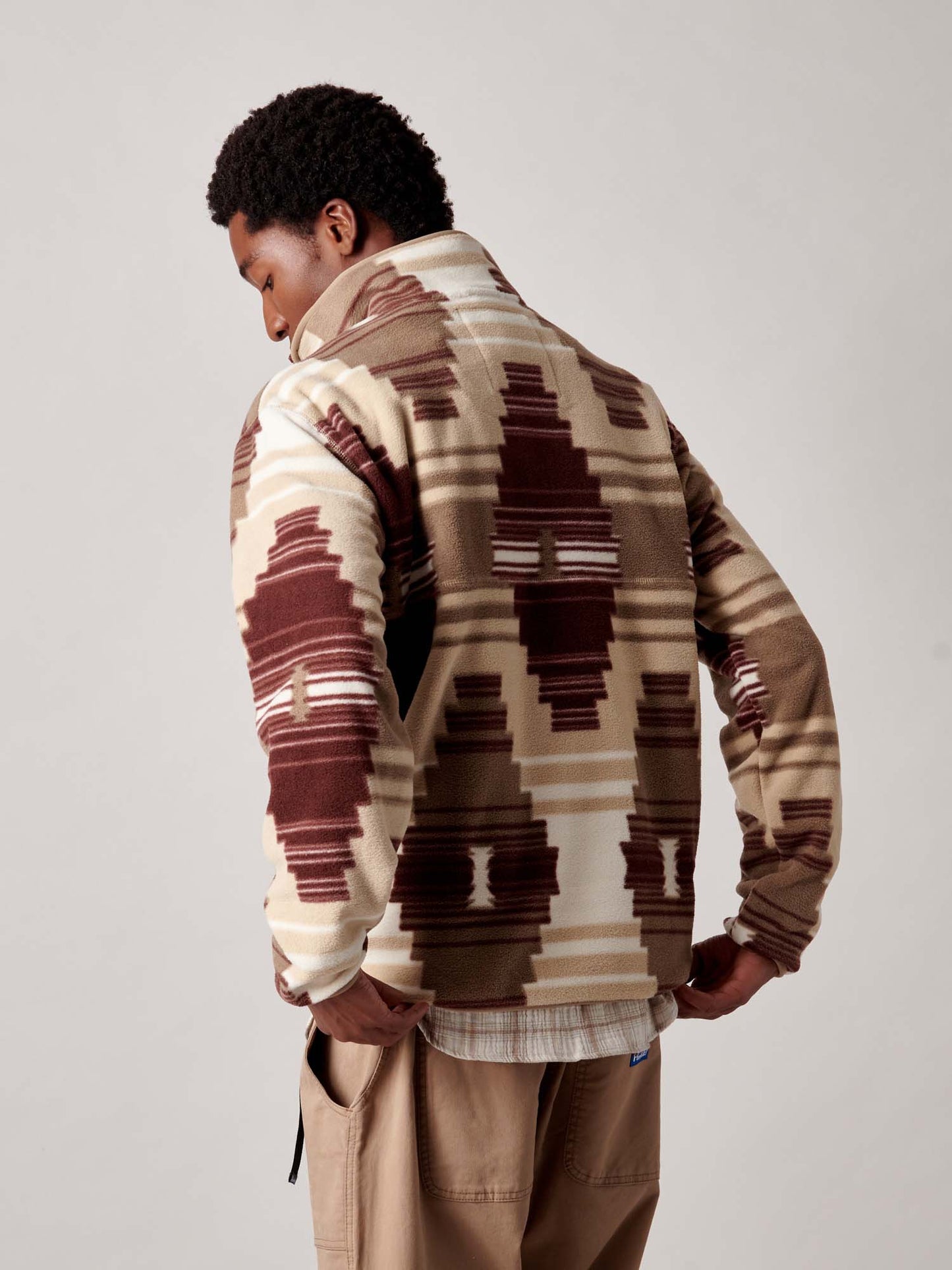 Forefounders Graylock Fleece ¼ Zip in Lead Gray