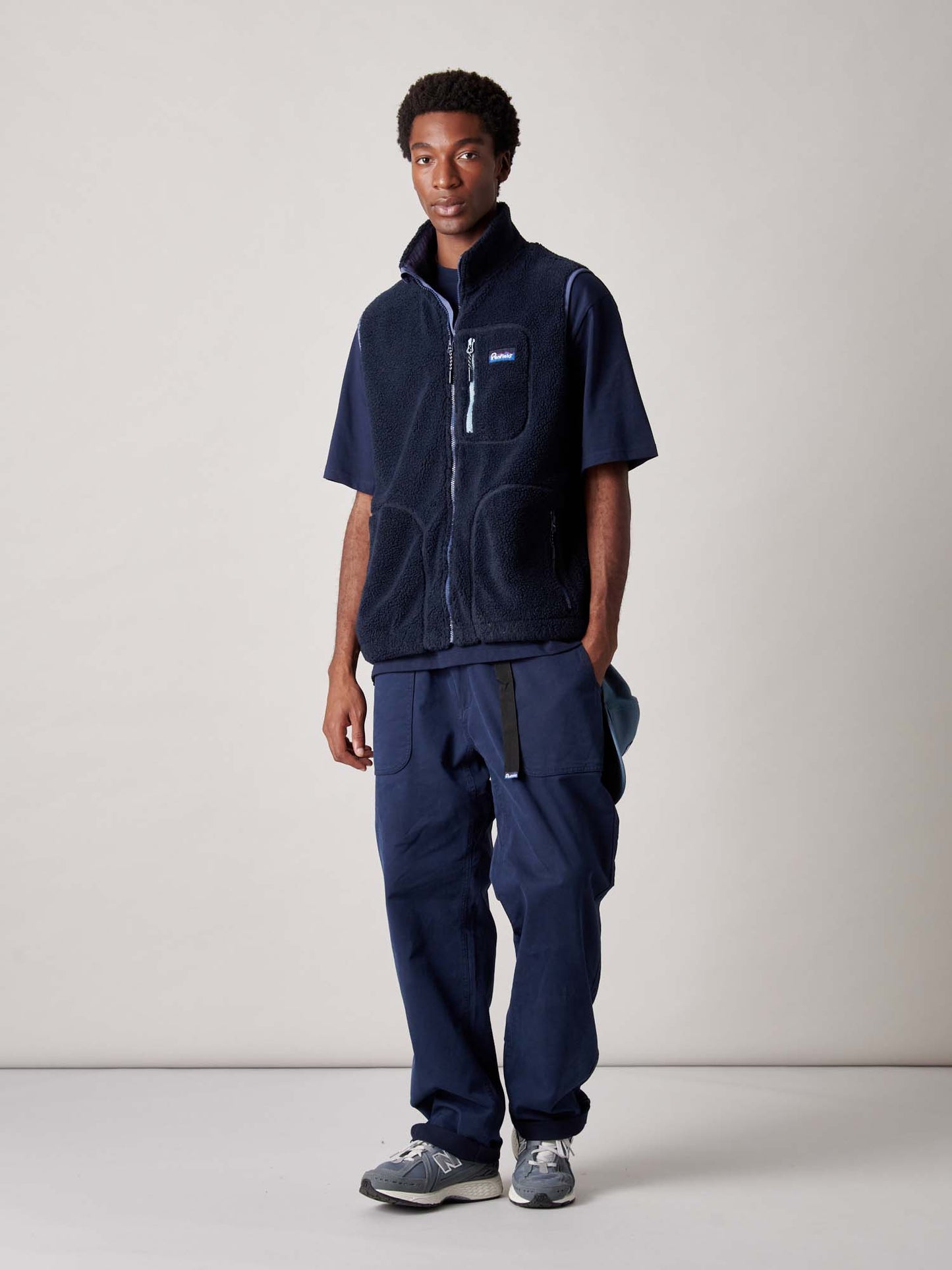Trailblaze Fleece Vest in Navy Blue