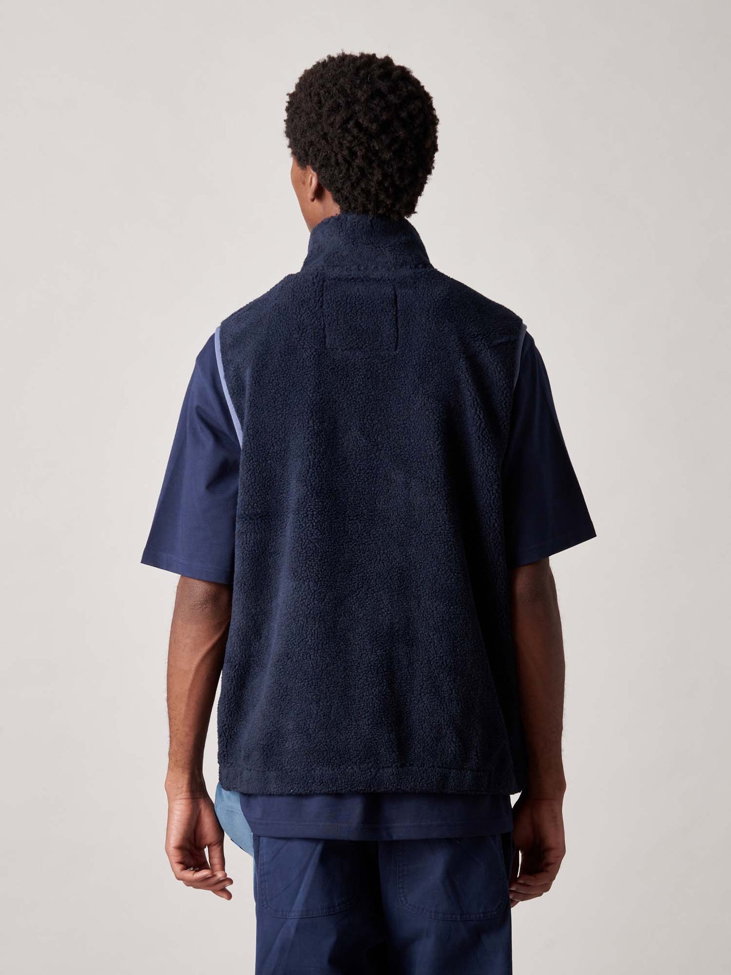 Trailblaze Fleece Vest in Navy Blue
