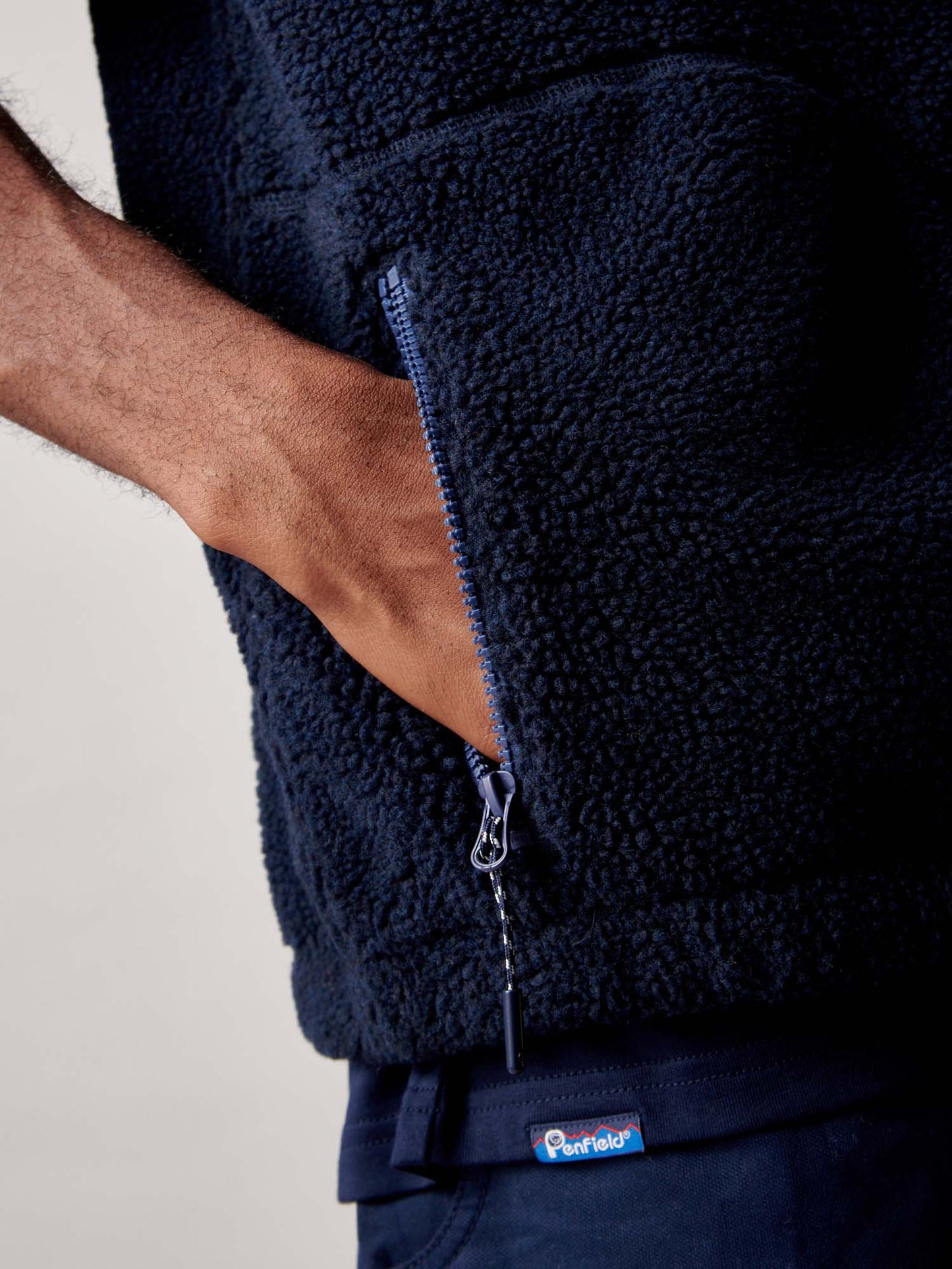 Trailblaze Fleece Vest in Navy Blue