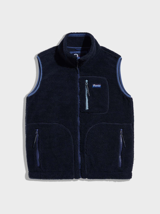 Trailblaze Fleece Vest in Navy Blue