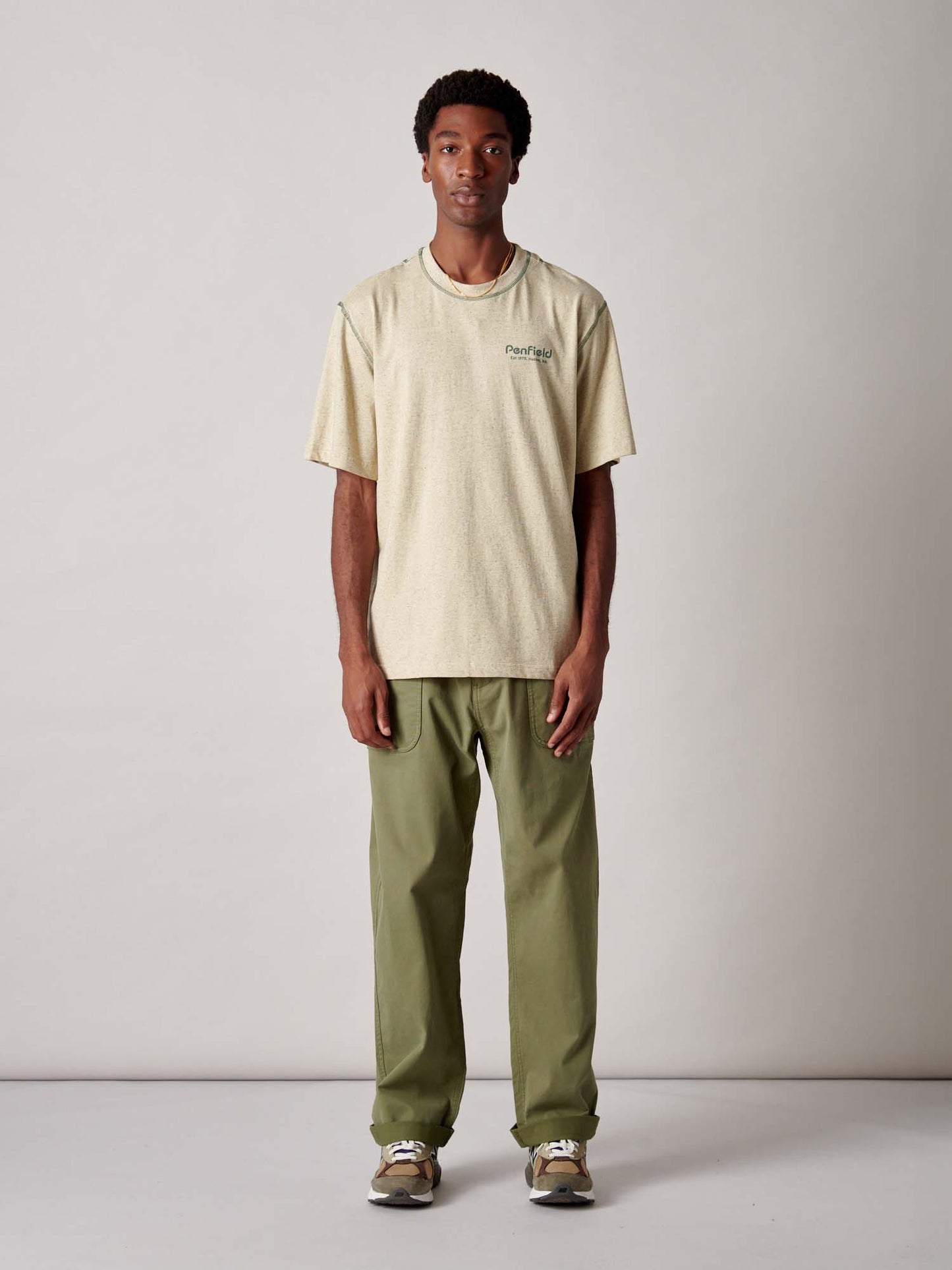 Trailwear T-Shirt in Brown Rice