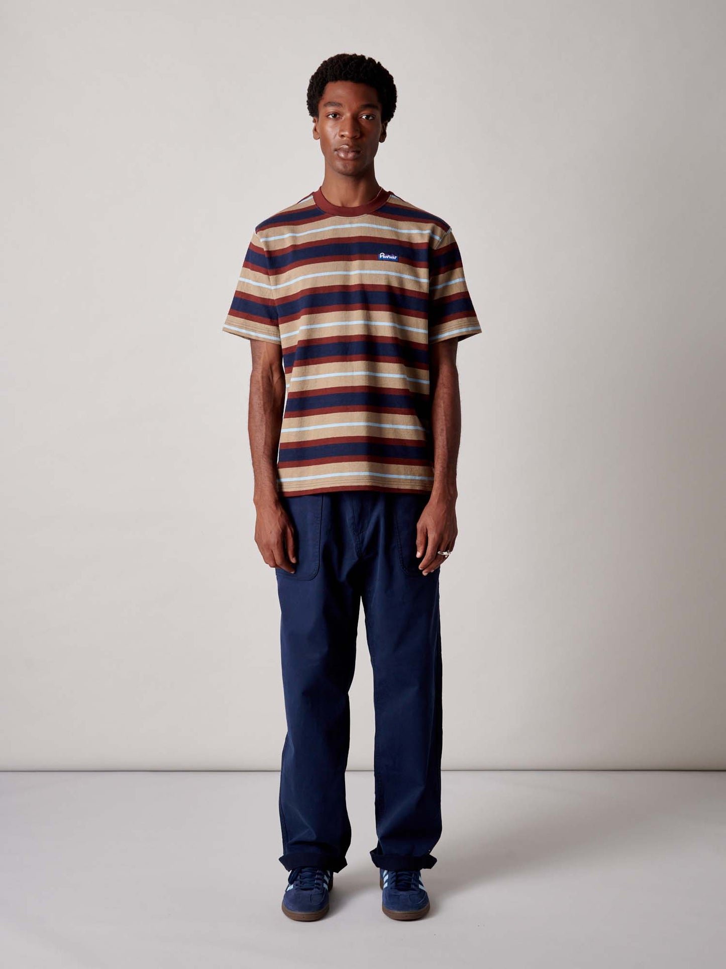 Felton Trouser in Navy Blue