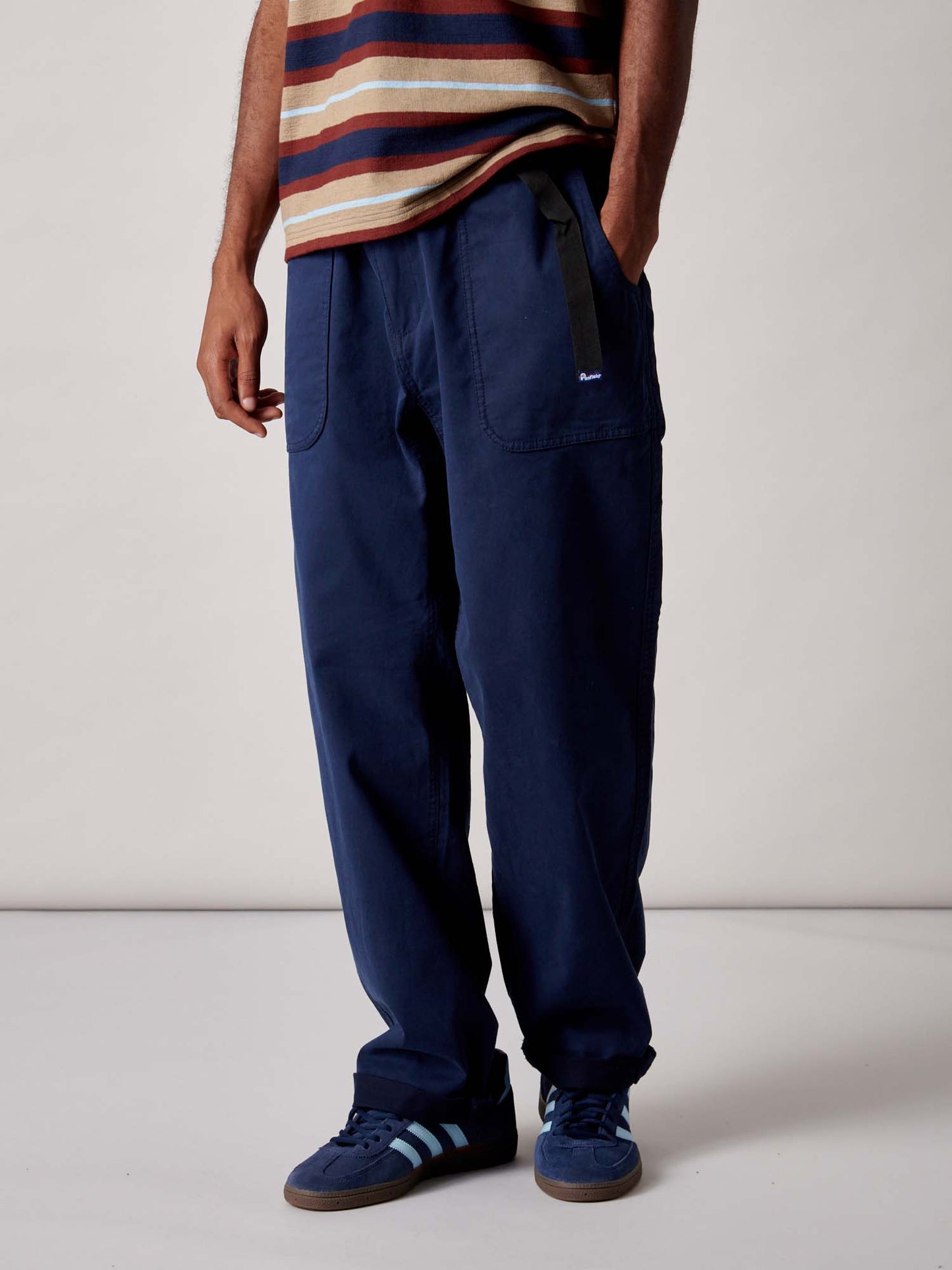 Felton Trouser in Navy Blue