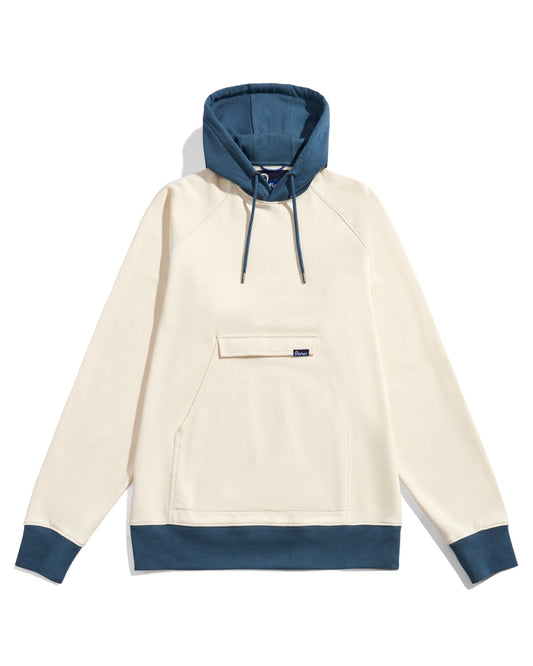 Penfield Mens Pac Jac Sweat Hoodie in Vanilla Ice